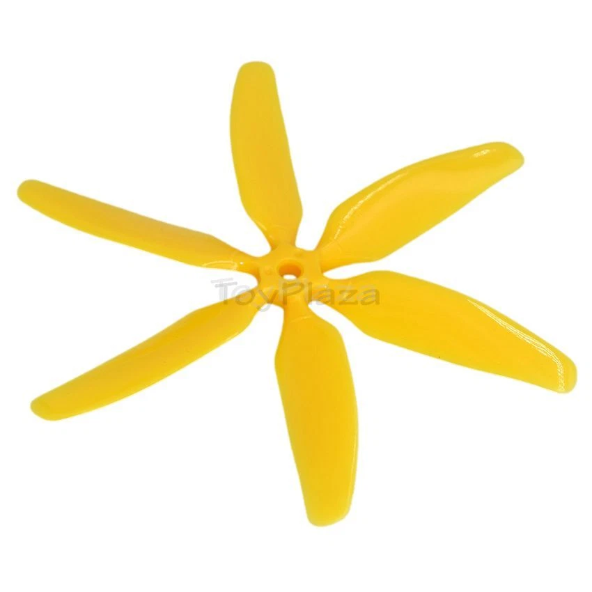 10 Pairs 6-Blades 5x4 Propeller CW CCW Yellow for Racing FPV Drone RC Quadcopter - Image 1 of 4