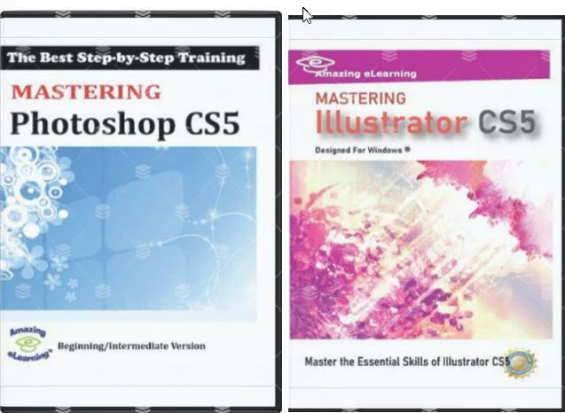 Learn Adobe Photoshop and Illustrator CS5 Bundle DVD Tutorial - Image 1 of 1