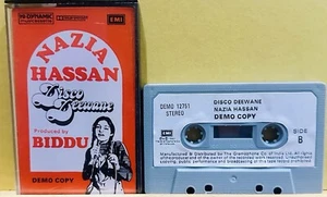 NAZIA HASSAN-DISCO DEEWANE-PRODUCED BY-BIDDU-DEMO COPY -HINDI/URDU CASSETTE.EMI - Picture 1 of 3