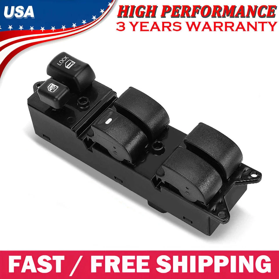 Interruptor de control de ventana eléctrica delantero izquierdo para Mitsubishi Endeavor 2007-2011 3,8 L V6 Foto 1 de 4