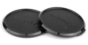 2x MAMIYA 58 58mm DAMAGED lens front caps / GENUINE / 645 RB RZ SEKOR cap - Picture 1 of 2