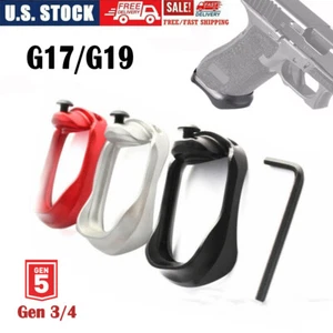 Anodized Aluminum Flared Magwell Fit Gen 3-4 Gen 5 Glock 19/17/22/24/31/34/35/37 - Picture 1 of 16
