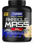 USN Anabolic Mass Vanilla, Sports Nutrition Weight Gainer Supplement 6 lbs