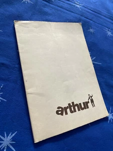 ARTHUR The Movie 1982, rare French Premiere Theatre program, Dudley Moore Ltd Ed - Imagen 1 de 9