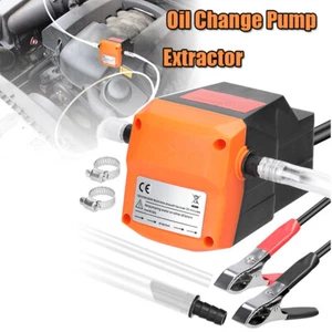 80W Oil Change Pump Extractor 12V Oil Diesel Fluid Transfer Extraction Pump Z2E5 - Picture 1 of 7