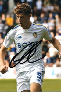 LEEDS UNITED: CHARLIE CRESSWELL SIGNED 6x4 ACTION PHOTO+COA - Picture 1 of 1
