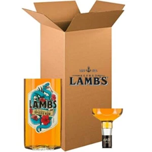 Lambs Rum Box Set Upcycled handmade can personalised - Picture 1 of 4
