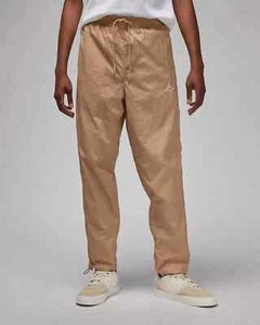 Nike Air Jordan Essentials Warm Up Pants Joggers Beige Hemp FB7292-200 NEW - Picture 1 of 5