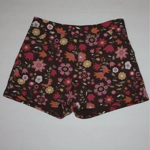 Gymboree Savanna Sunset Girl's Flower Print Knit Shorts in size 5 - Picture 1 of 2