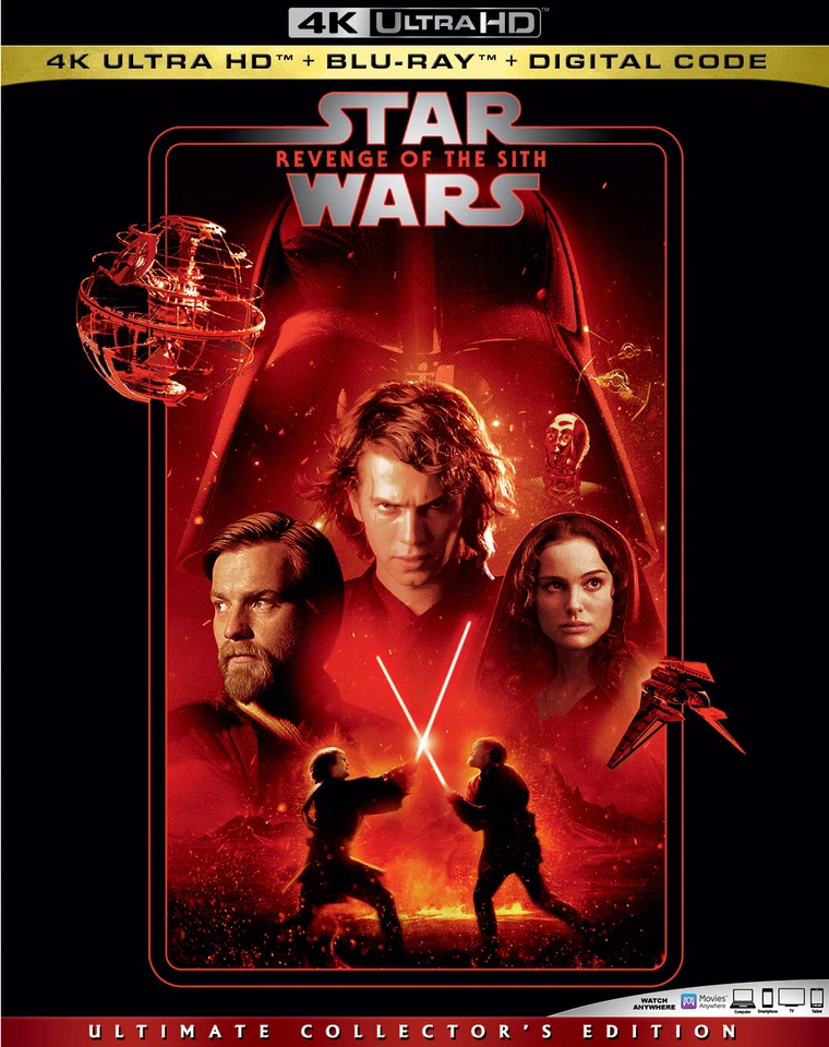 Star Wars: Revenge of the Sith (4K UHD Blu-ray/Blu-ray, 2005)