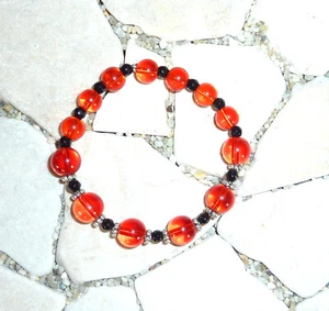 ★ DIY ★ Armband ★ rot & schwarz ★ - Bild 1 von 2