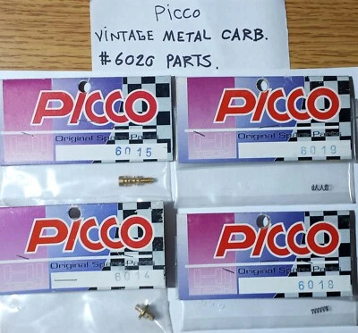 Vtg. Picco OFNA Metal Carburetor #6020 Parts Lot RC Nitro Engine Motor NOS New  - Image 1 of 4