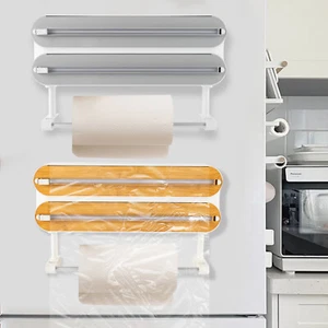 Frischhaltefolien Spender Wandmontage Folienschneider Frischhaltefolienspender - Bild 1 von 32