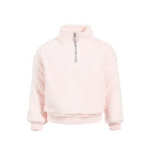 IDEOLOGY Big Girls Sherpa Quarter-Zip Pullover, sweater, new - Picture 1 of 3