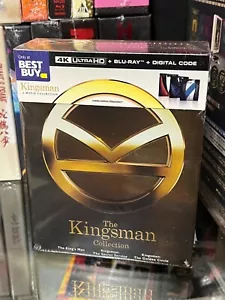 The Kingsman Collection (4K ULTRA HD / BLU-RAY LIMITED EDITION STEELBOOK! NEW! - Picture 1 of 5