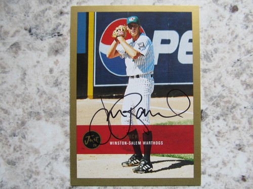 White Sox Jon Rauch Signed Autographed 2000 Just Minors Winston-Salem ...