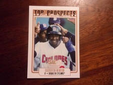 2022 South Atlantic League Prospects SHERVYEN NEWTON card KANSAS CITY ROYALS