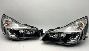 SUBARU 2010 LEGACY LIBERTY BR9 BM9 BRM BLACK HID HEADLIGHTS LH RH PAIR OEM JDM - Picture 1 of 10