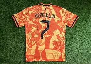 GENUINE STEVEN BERGWIJN SIGNED NETHERLANDS SHIRT, EXACT PROOF SHOWN - Picture 1 of 2