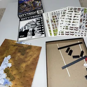 FASA Battletech Core Box Set Citytech erscheint größtenteils oder alle komplett - Bild 1 von 5