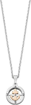 Collana Morellato Uomo Acciaio Silver Pendente Ancora _SAHB01 - Immagine 1 di 4