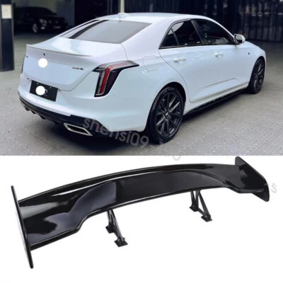 For Cadillac CT4 CT5 ATS CTS 46" PRO Style Rear Trunk Spoiler Wing Gloss Black Foto 1 de 4