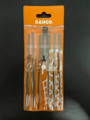 Bahco Second Cut Needle File Set, 6-1/4", 6-piece, 2-470-16-1-0 - Image 1 of 2