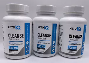 3 PACK Keto Cleanse Capsules 500mg, 60 Caps Each. EXP : 12/25 FREE SHIPPING - Picture 1 of 2