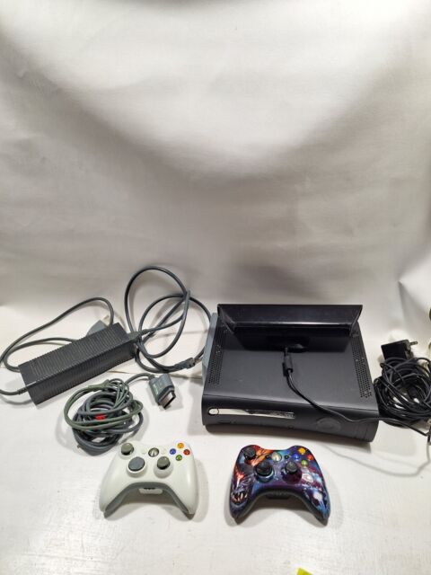 Xbox 360 Elite Black Console Bundle Controller Cable HDD 5 Video Games  Microsoft 190341986511