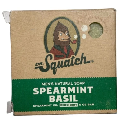 Dr Squatch Men's Natural Soap Bar - Spearmint Basil - 5 oz - Image 1 of 4