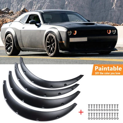 For Dodge Charger SRT RT SXT Fender Flares Wide Body Kit Wheel Arches - Imagem 1 de 4