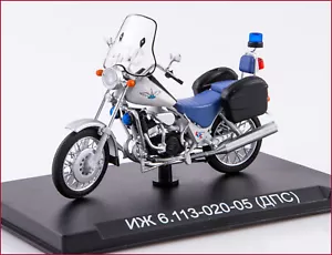 1:24 Motorrad Izh 6.113-020-05 DPS Police russian Modimio №5s UdSSR URSS USSR - Picture 1 of 7