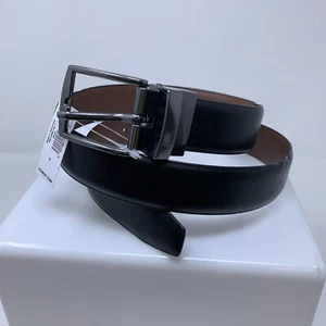 Old Navy Boys Size Small (6-7) Black/Brown Faux Leather Reversible Belt NWT - Picture 1 of 8