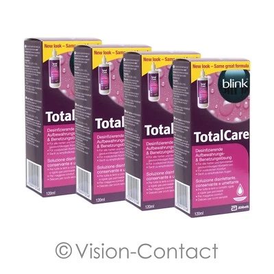 AMO / ABBOTT MEDICAL OPTICS Blink Total Care Aufbewahrung 4 x 120ml Pflegemittel für harte Linsen von AMO