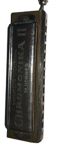 Pre WWII CHROMONIKA II HARMONICA 4 Awds Dates-1893-1926/27- 1937 M. HOHNER KeyC - Picture 1 of 7