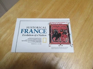 National Geographic Map - July 1989 - Historical France - Evolution of a Nation - Imagen 1 de 1
