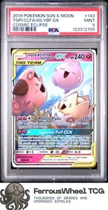Tgpi/Clfa/Iglybf.Gx #9 - 2019 Pokémon Sol y Luna Eclipse Cósmico - PSA 9 - Imagen 1 de 2
