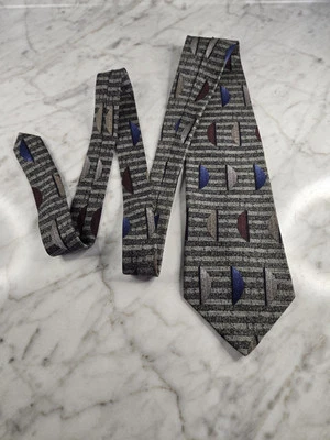 NWOT Henry Grethel Men’s Designer Necktie Two-tone Green 100% Italian Silk Tie  - Image 1 of 4