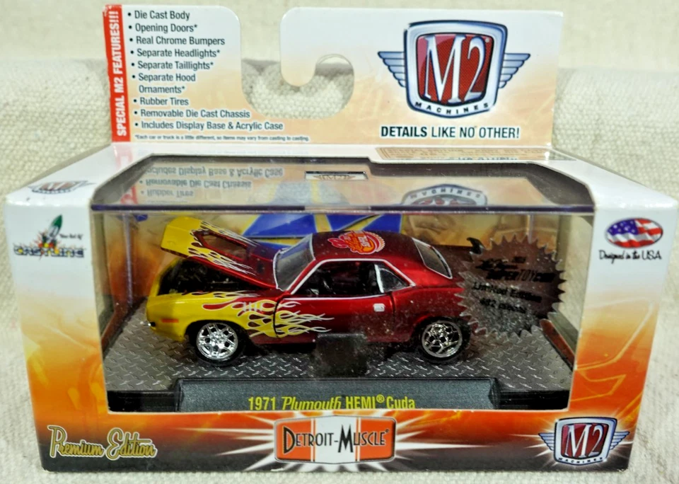 M2 Machines 1971 Plymouth Hemi Cuda 2015 Super Toy Con 1/64 - Image 1 of 2