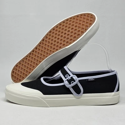 Vans Mary Jane женщин черный белый синий пряжка дизайн кроссовок 500714 размер 5 новый - Изображение 1 из 4