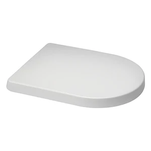 EuroShowers White Short D One Toilet Seat (Soft Close) - Picture 1 of 4