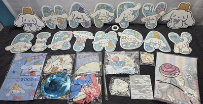 Kit de decoración de fiesta de cumpleaños Cinnamoroll telón de fondo pancarta pastel magdalenas remolinos Foto 1 de 4