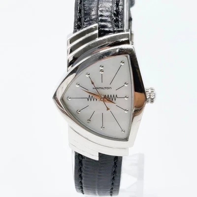 Hamilton Ventura H242111 Quartz Swiss Made Womens Watch Working Used new battery - image 1 of 4