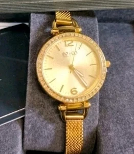 So & Co New York SoHo Damen Quarzuhr mit Gold Zifferblatt Analoganzeige... - Bild 1 von 18