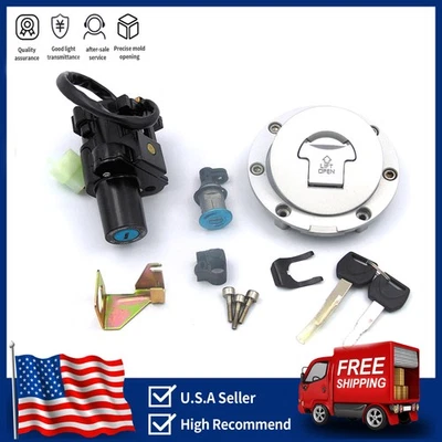 Ignition Switch Fuel Gas Cap Lock Fit for Honda VTR1000 ST1300 CBR1100XX VFR800 Foto 1 de 4