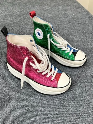 Converse Run Star JW Anderson Glitter Colorful Platform Shoe Womens 8.5/Mens 7 - Image 1 of 4