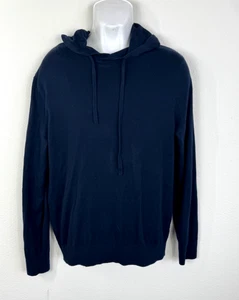 Banana Republic Herren Pima Baumwolle Kaschmir Pullover Hoodie Blau Größe Large - Bild 1 von 6