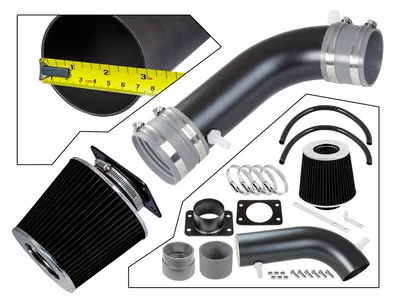 RW Short Ram Air Intake Kit +GREY Filter For 1992-1995 Lexus SC300 GS300 3.0L L6 - Image 1 of 2