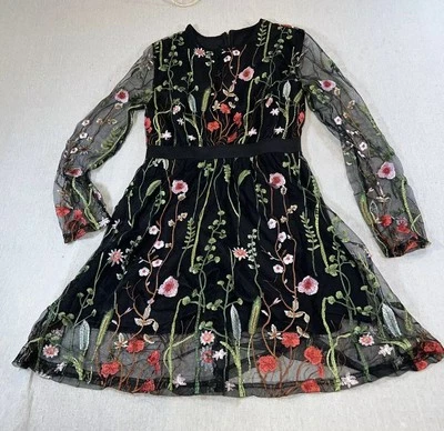 women s embroidered dress size medium Floral Easter - Image 1 of 4
