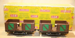 2x JUEGO LGB GRIZZLY FLATS COCHE DE PASAJEROS ABIERTO - Imagen 1 de 6
